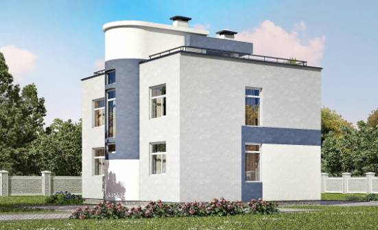 180-005-П Проект двухэтажного дома, уютный дом из пеноблока Анапа | Проекты домов от House Expert