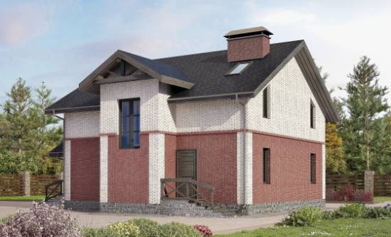 160-014-Л Проект двухэтажного дома, уютный дом из керамзитобетонных блоков Анапа | Проекты домов от House Expert