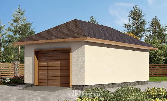 040-001-П Проект гаража из теплоблока Анапа | Проекты домов от House Expert