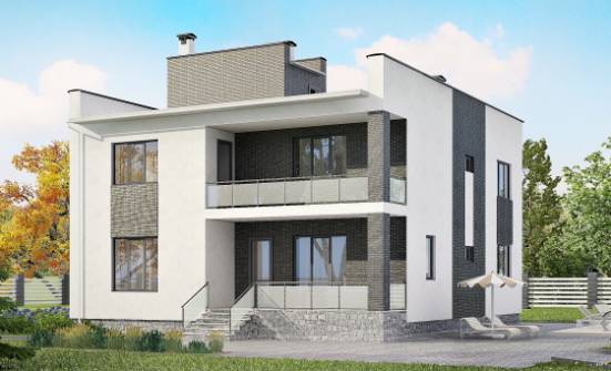 225-001-П Проект двухэтажного дома, уютный коттедж из газосиликатных блоков Анапа | Проекты домов от House Expert