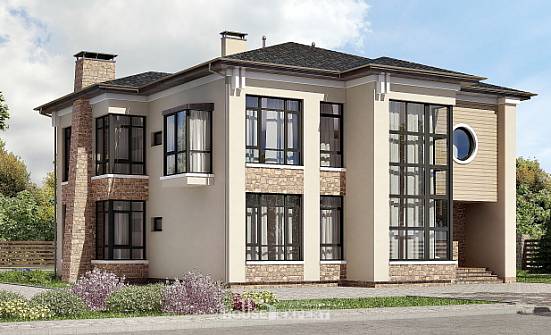300-005-Л Проект двухэтажного дома, классический загородный дом из кирпича Анапа | Проекты домов от House Expert