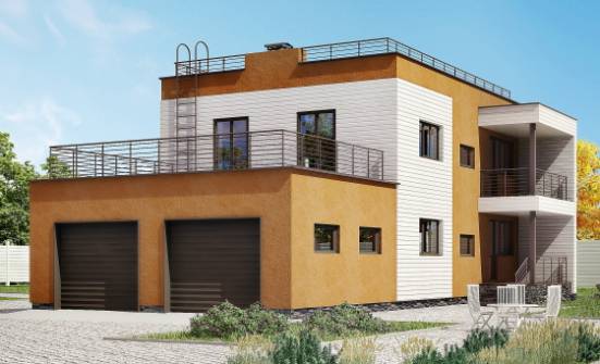 180-012-П Проект двухэтажного дома, гараж, классический коттедж из кирпича Анапа | Проекты домов от House Expert