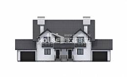 290-003-П Проект двухэтажного дома с мансардой, уютный домик из керамзитобетонных блоков Анапа, House Expert