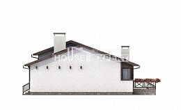 110-003-П Проект одноэтажного дома, экономичный загородный дом из теплоблока Анапа, House Expert
