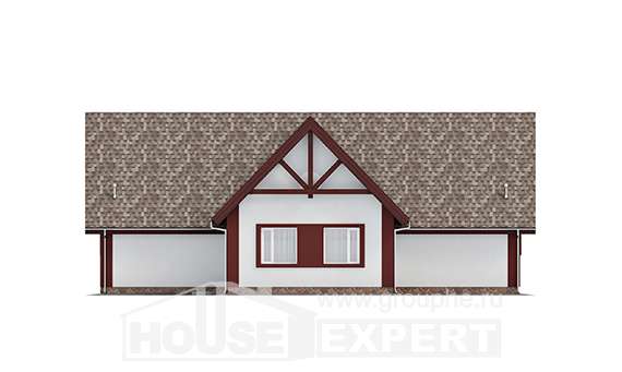 145-002-Л Проект гаража из пеноблока Анапа, House Expert