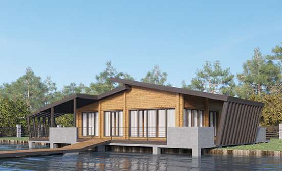 100-007-П Проект бани из дерева Анапа | Проекты домов от House Expert