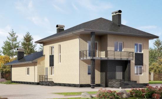 305-003-Л Проект двухэтажного дома, просторный домик из газосиликатных блоков Анапа | Проекты домов от House Expert