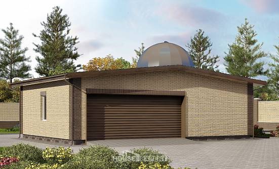 075-001-Л Проект гаража из кирпича Анапа | Проекты домов от House Expert