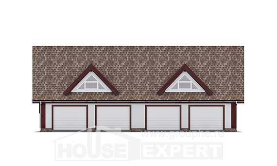 145-002-Л Проект гаража из газобетона Анапа, House Expert